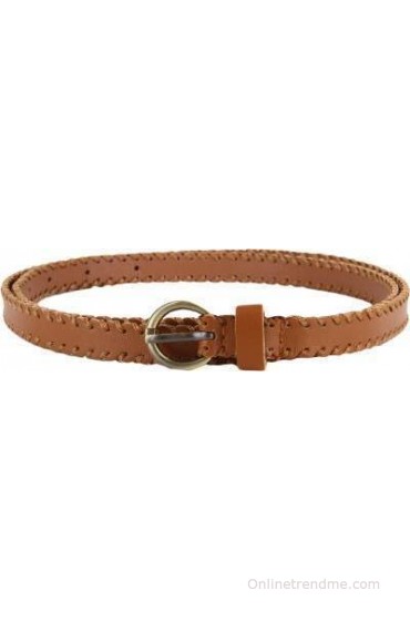 Lino Perros Women Casual Brown Artificial Leather Belt(B004)